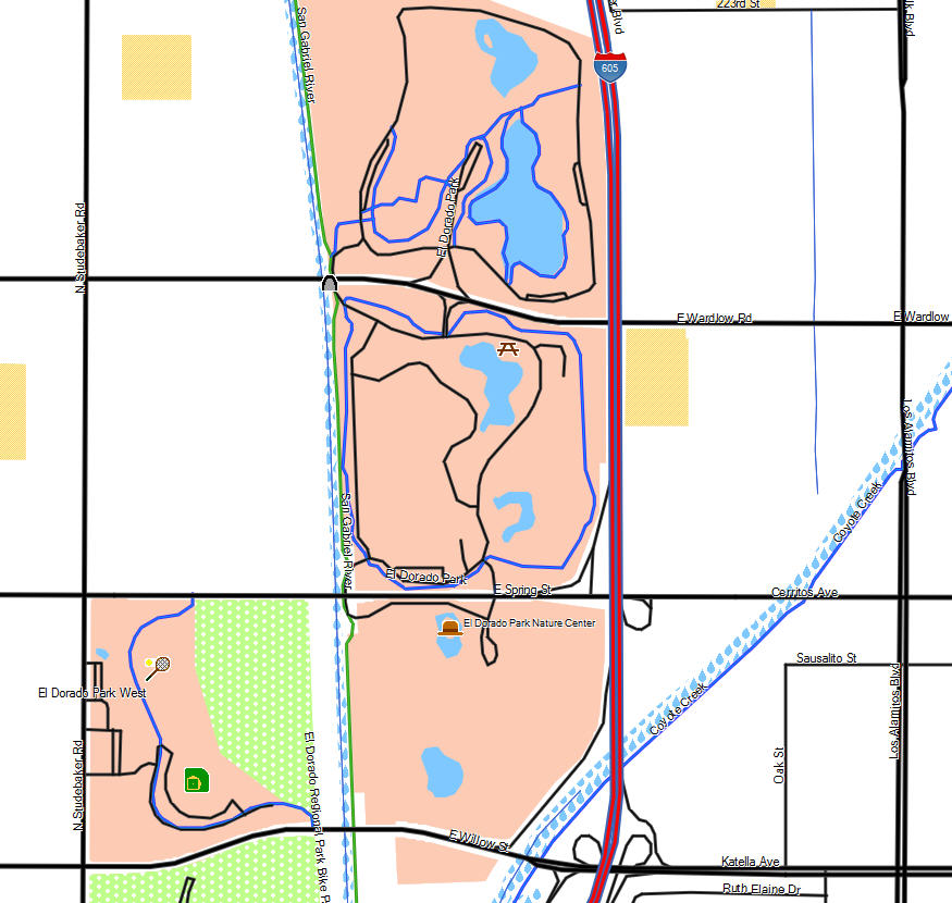 El Dorado Park - California Trail Map