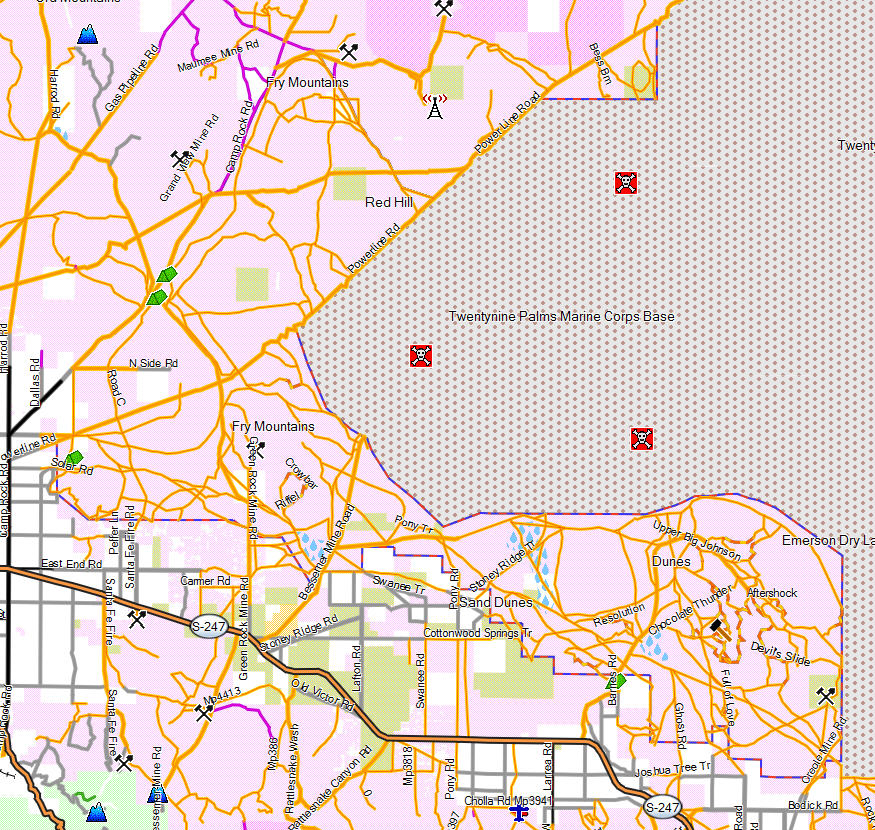 King Of The Hammers Map - Maping Resources