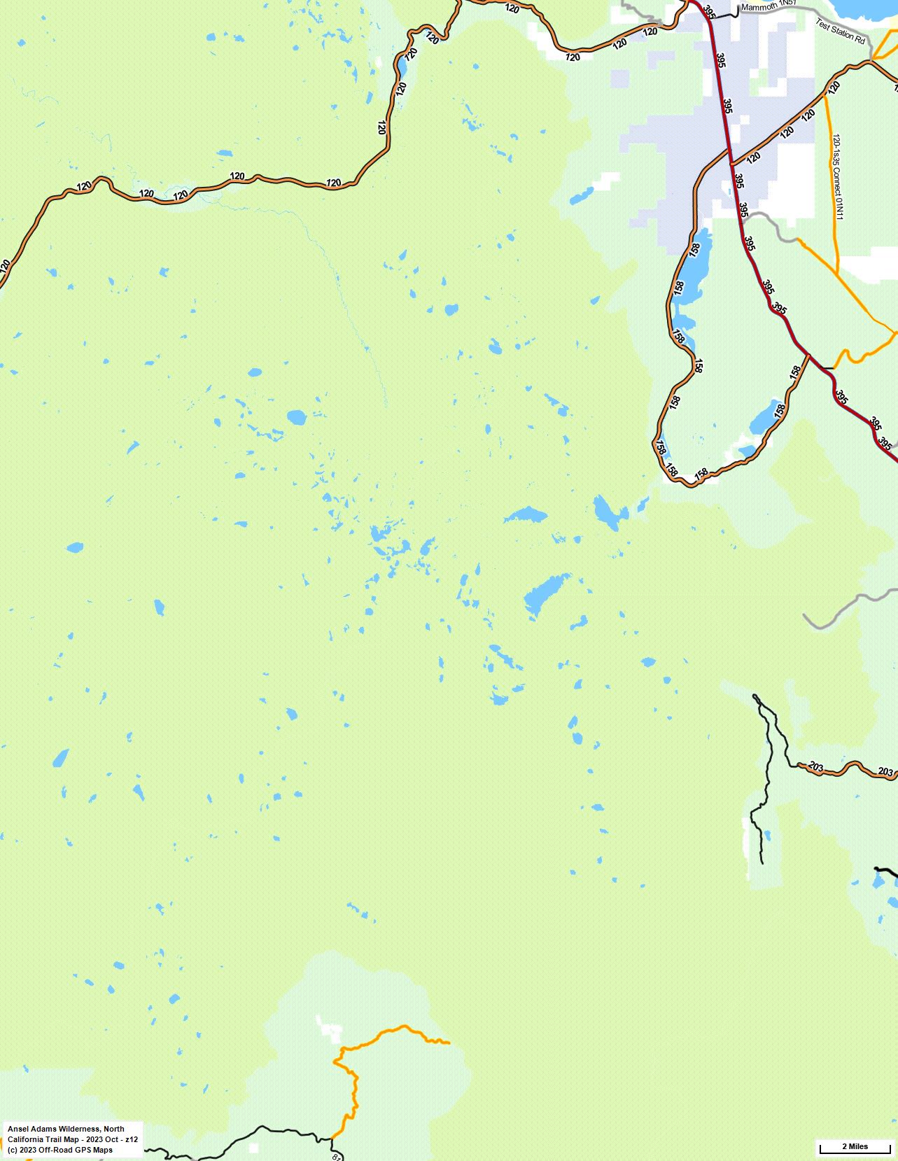 Ansel Adams Wilderness, North z 12