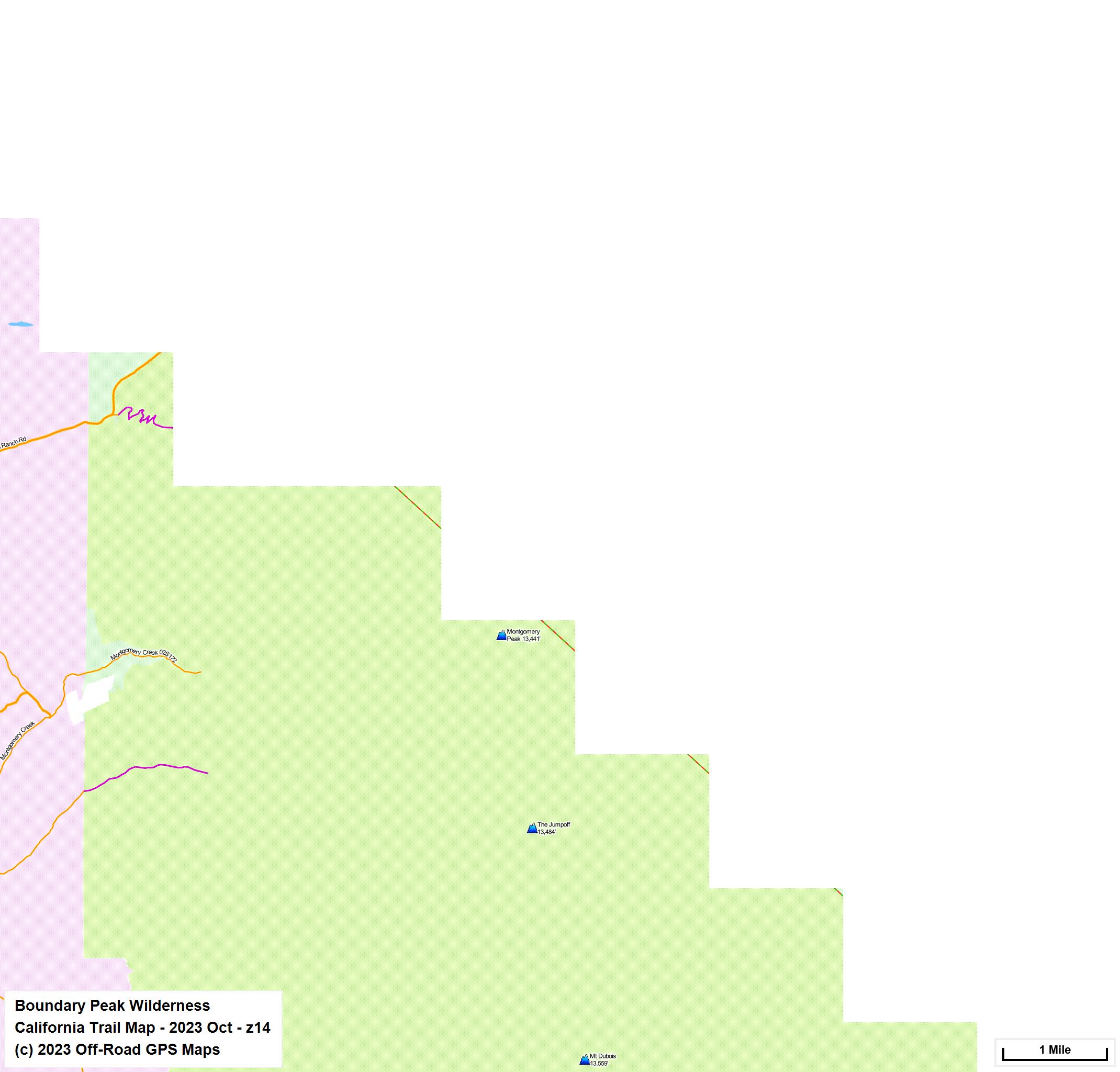 Boundary Peak Wilderness z 14