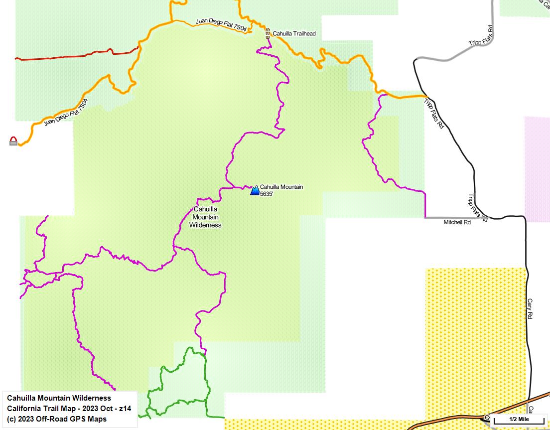 Cahuilla Mountain Wilderness z 14