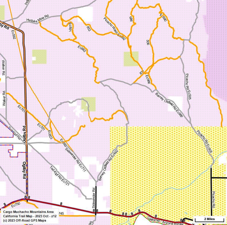 Cargo Muchacho Mountains Area z 12