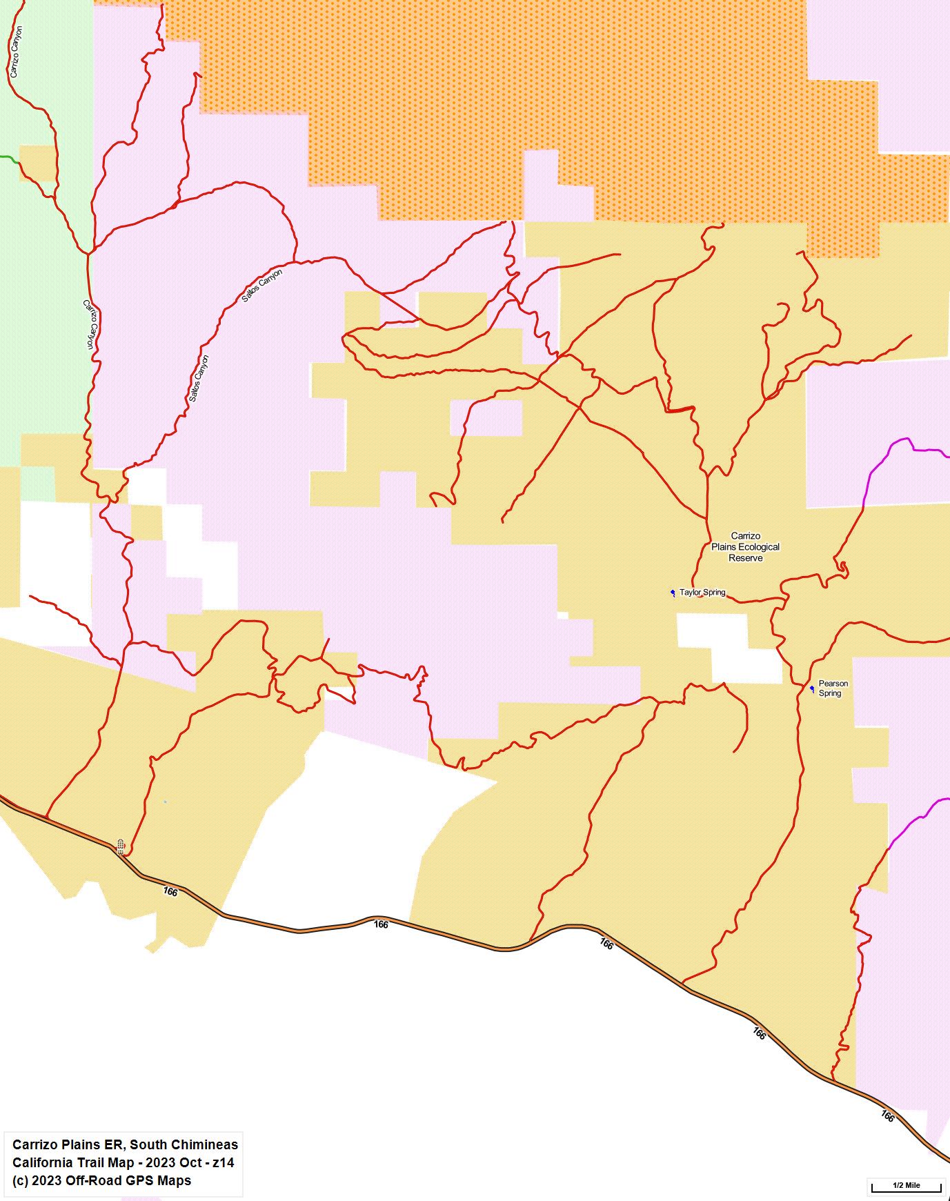 Carrizo Plains ER, South Chimineas z 14