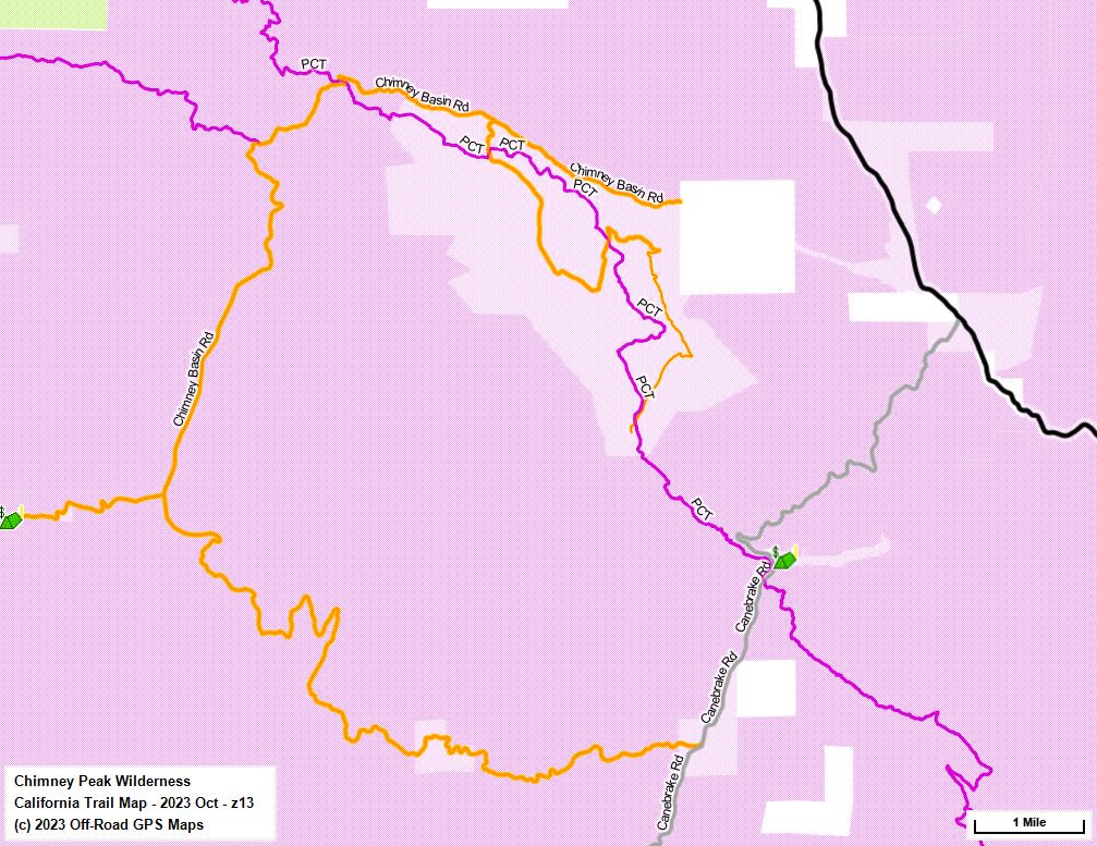 Chimney Peak Wilderness z 13