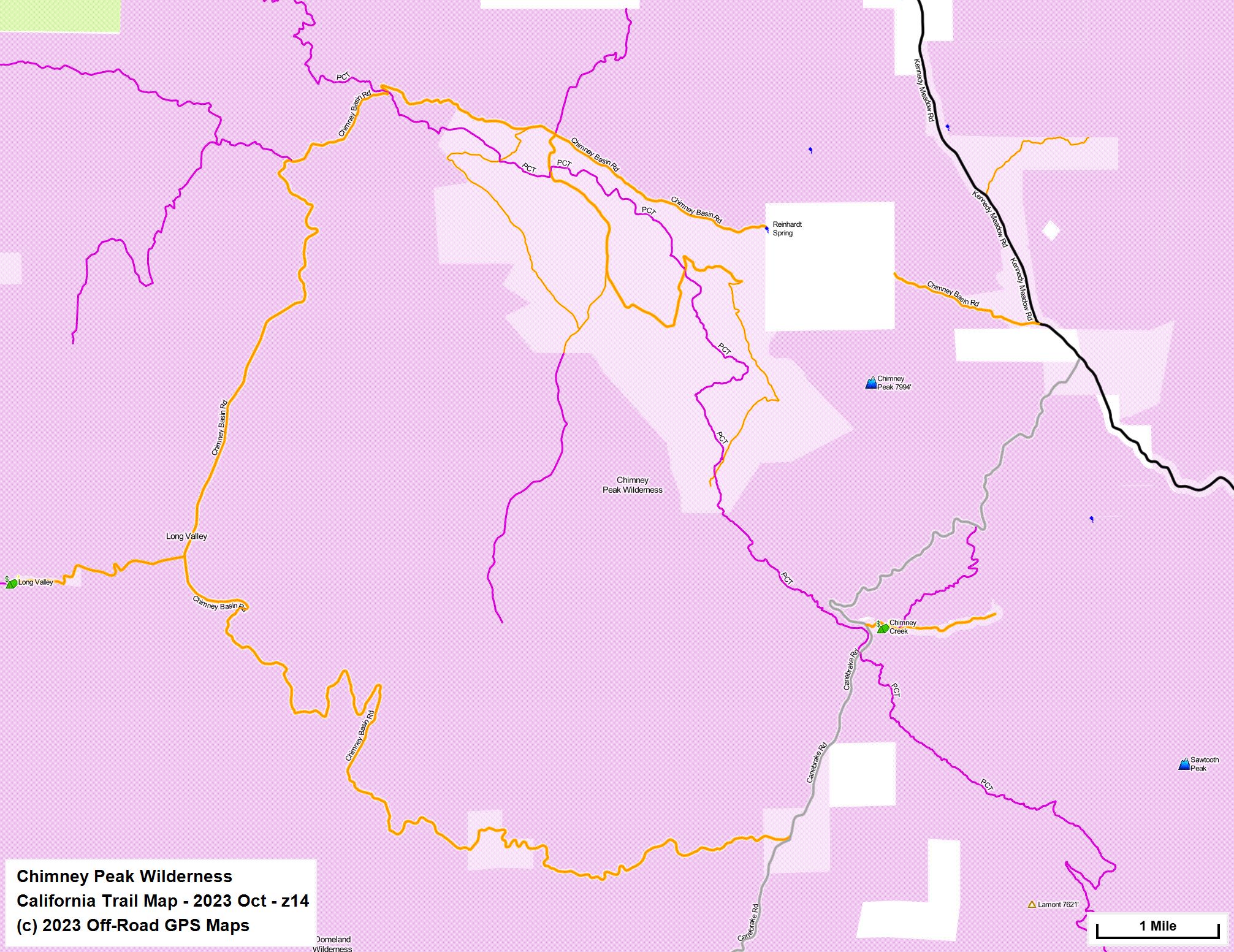 Chimney Peak Wilderness z 14