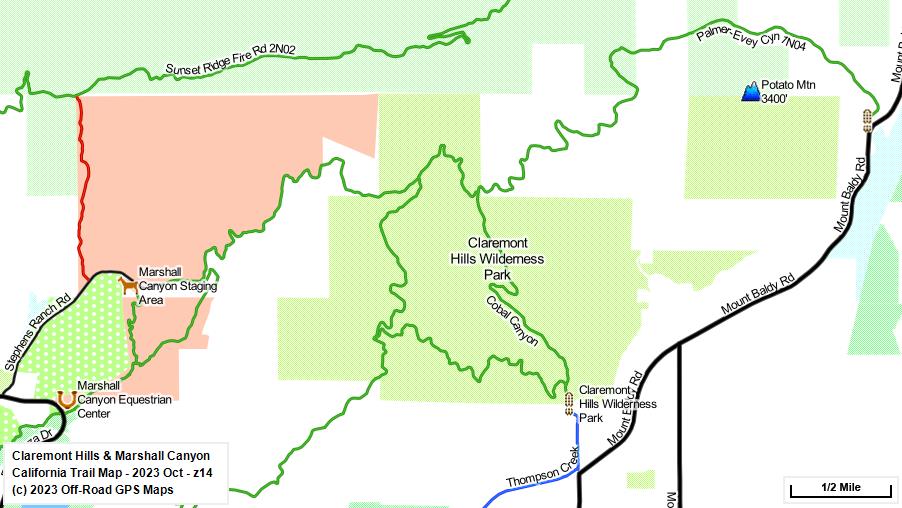 Claremont Hills & Marshall Canyon z 14