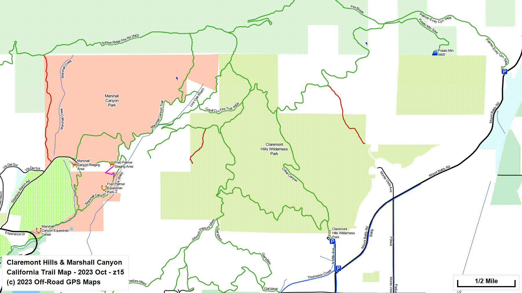 Claremont Hills & Marshall Canyon z 15