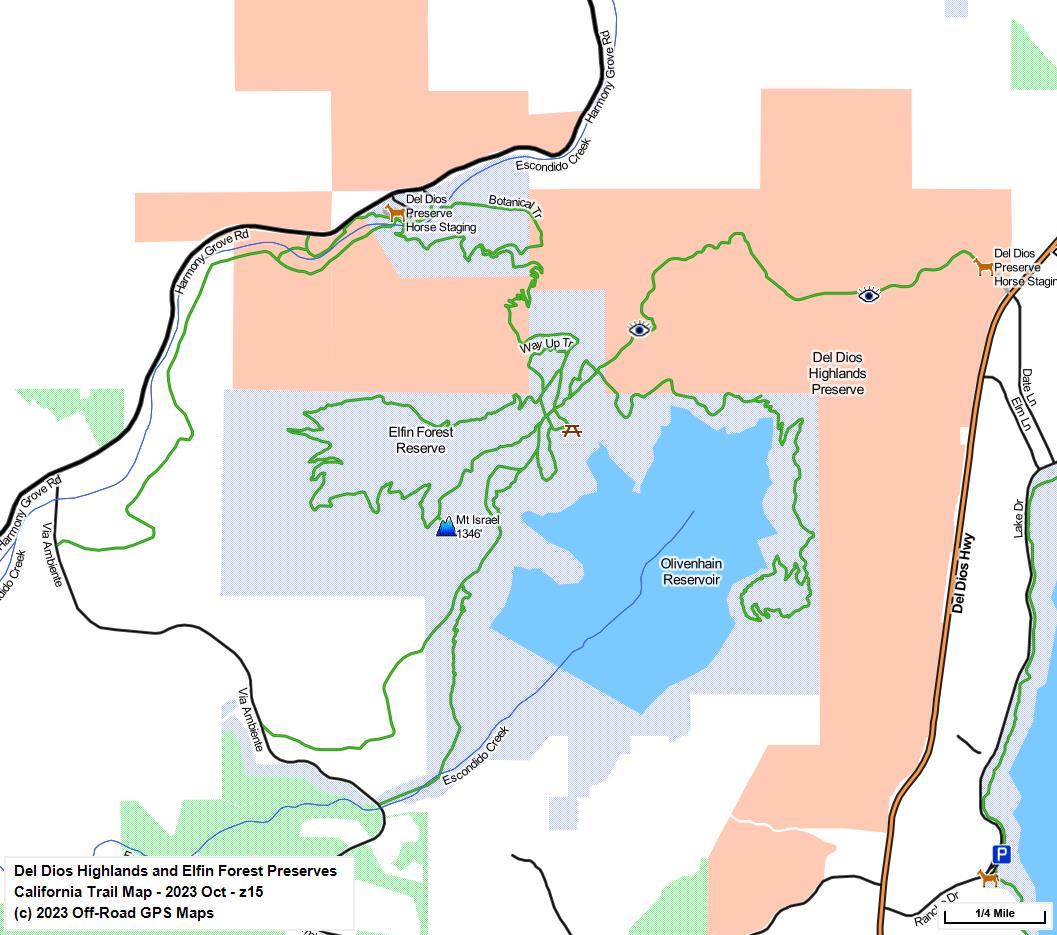 Del Dios Highlands and Elfin Forest Preserves z 15
