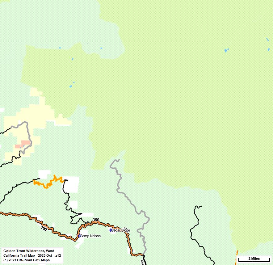 Golden Trout Wilderness, West z 12