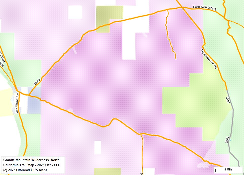 Granite Mountain Wilderness, North z 13