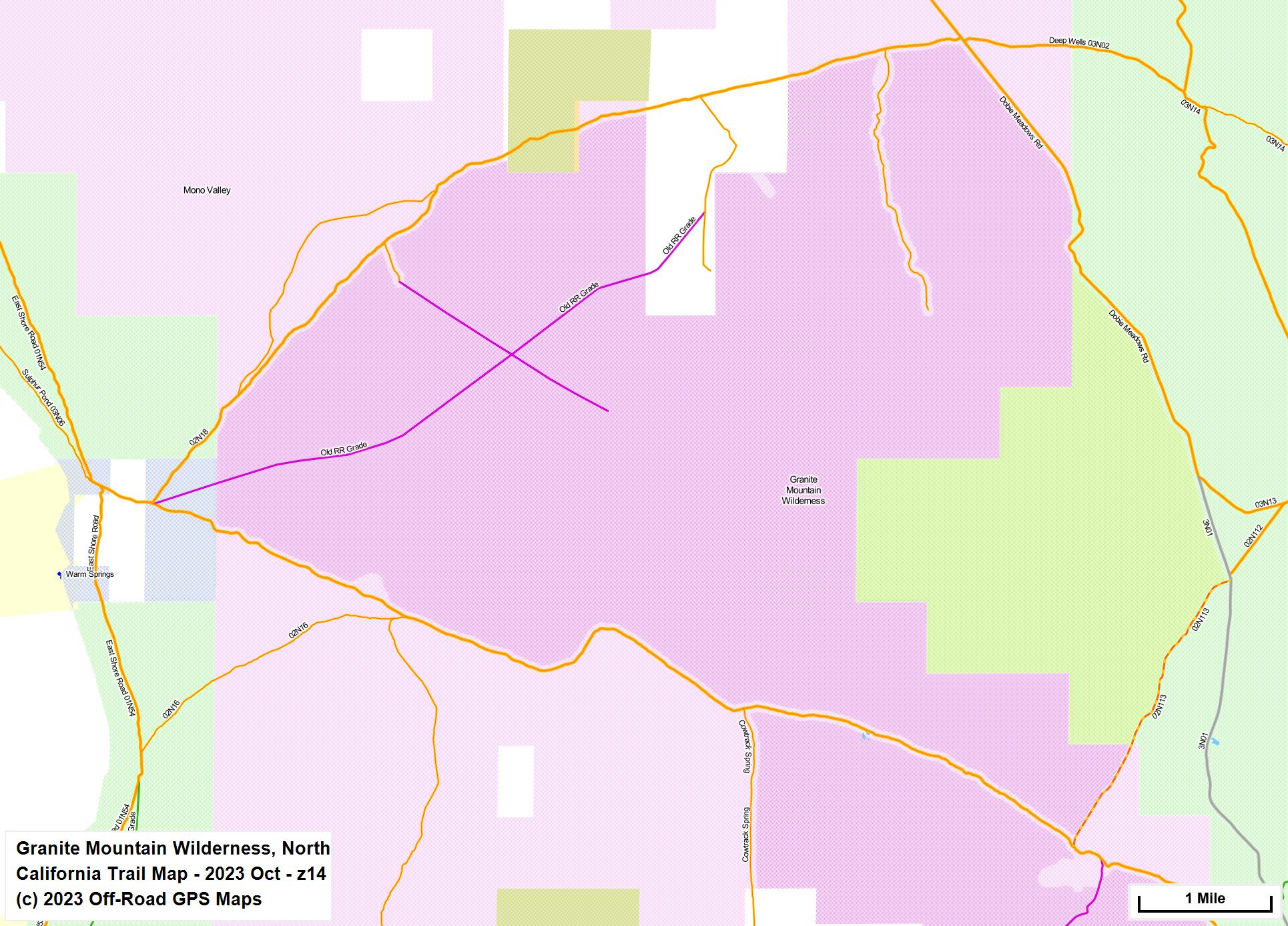 Granite Mountain Wilderness, North z 14