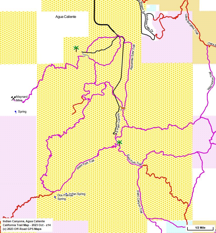 Indian Canyons, Agua Caliente z 14