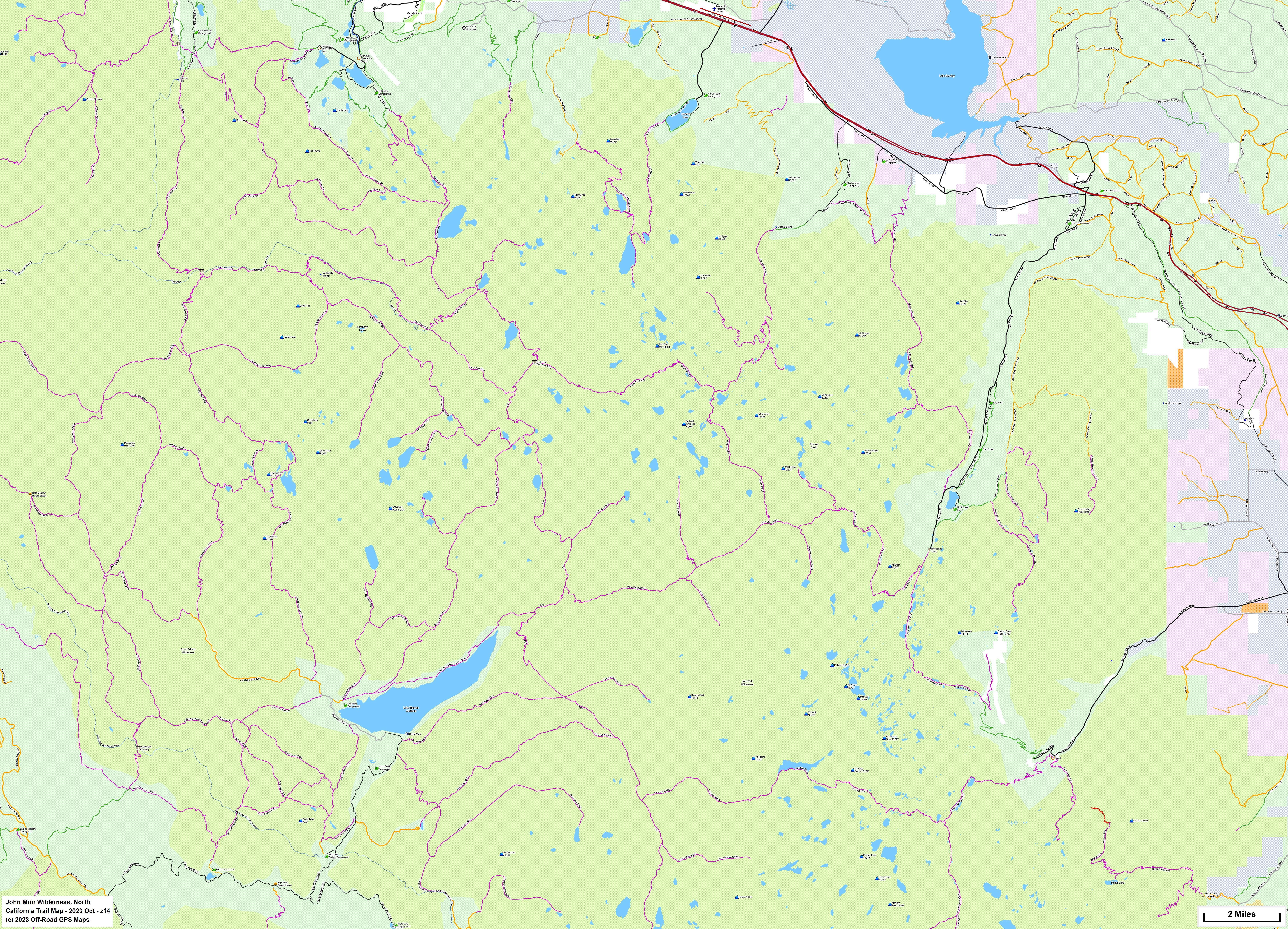 John Muir Wilderness, North z 14