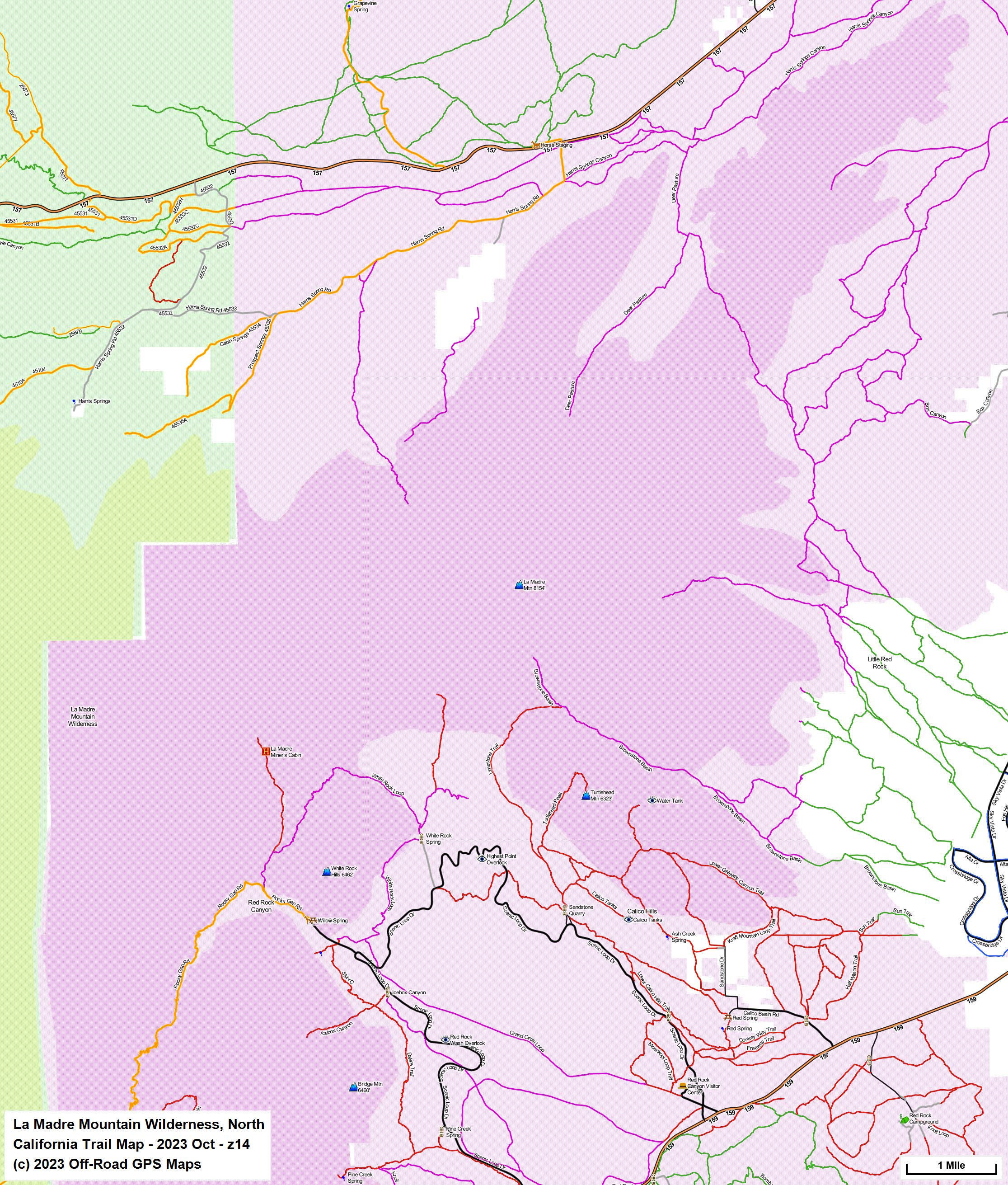 La Madre Mountain Wilderness, North z 14