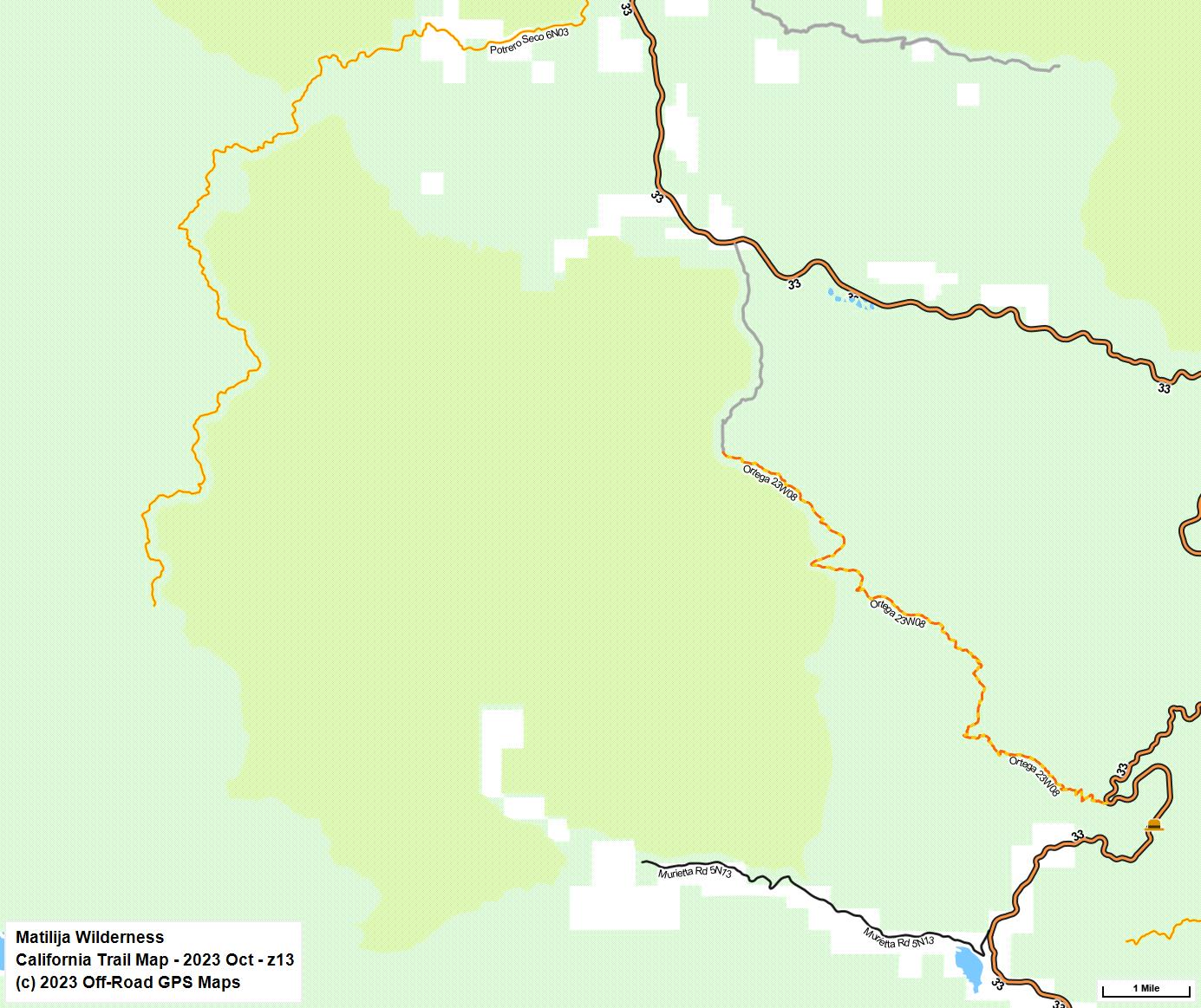 Matilija Wilderness z 13