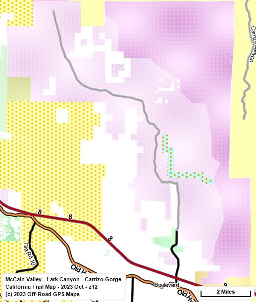 McCain Valley - Lark Canyon - Carrizo Gorge z 12