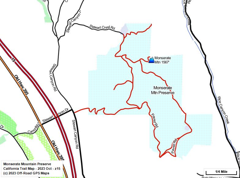 Monserate Mountain Preserve z 15