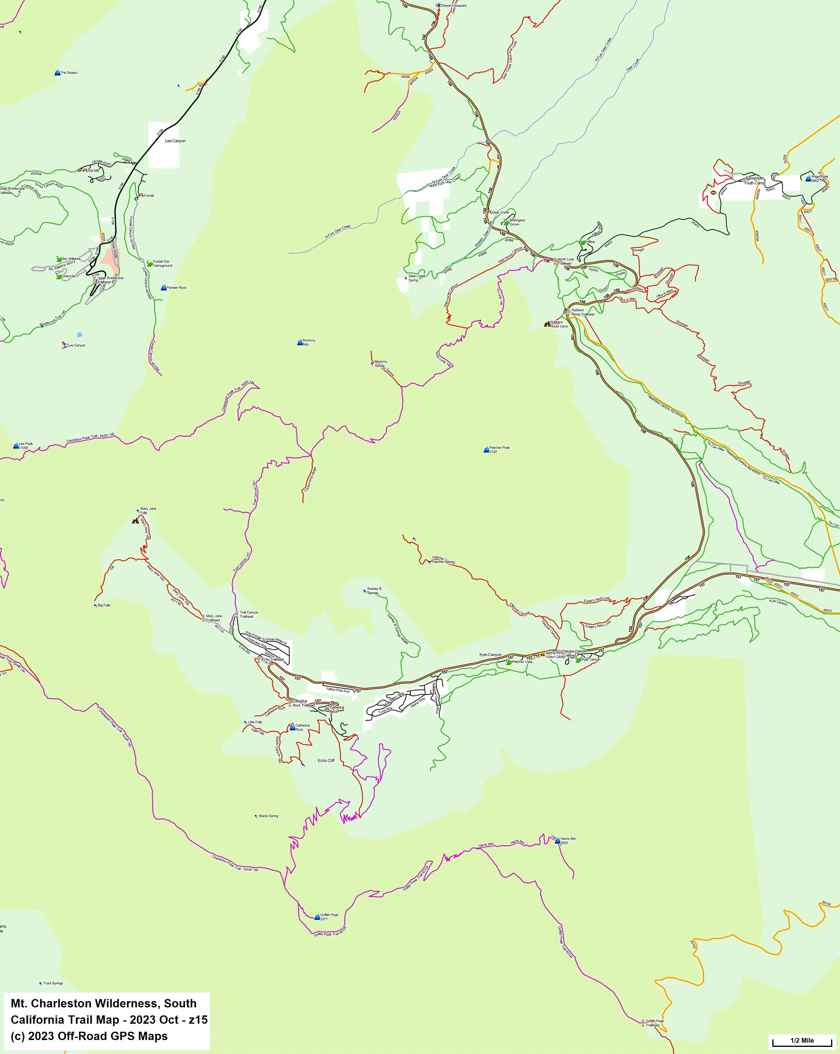 Mt. Charleston Wilderness, South z 15