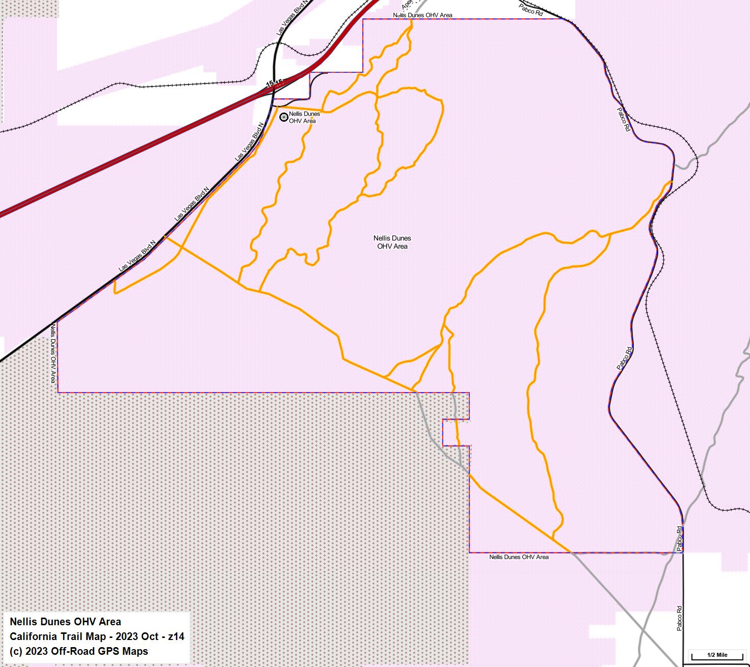 Nellis Dunes OHV Area z 14