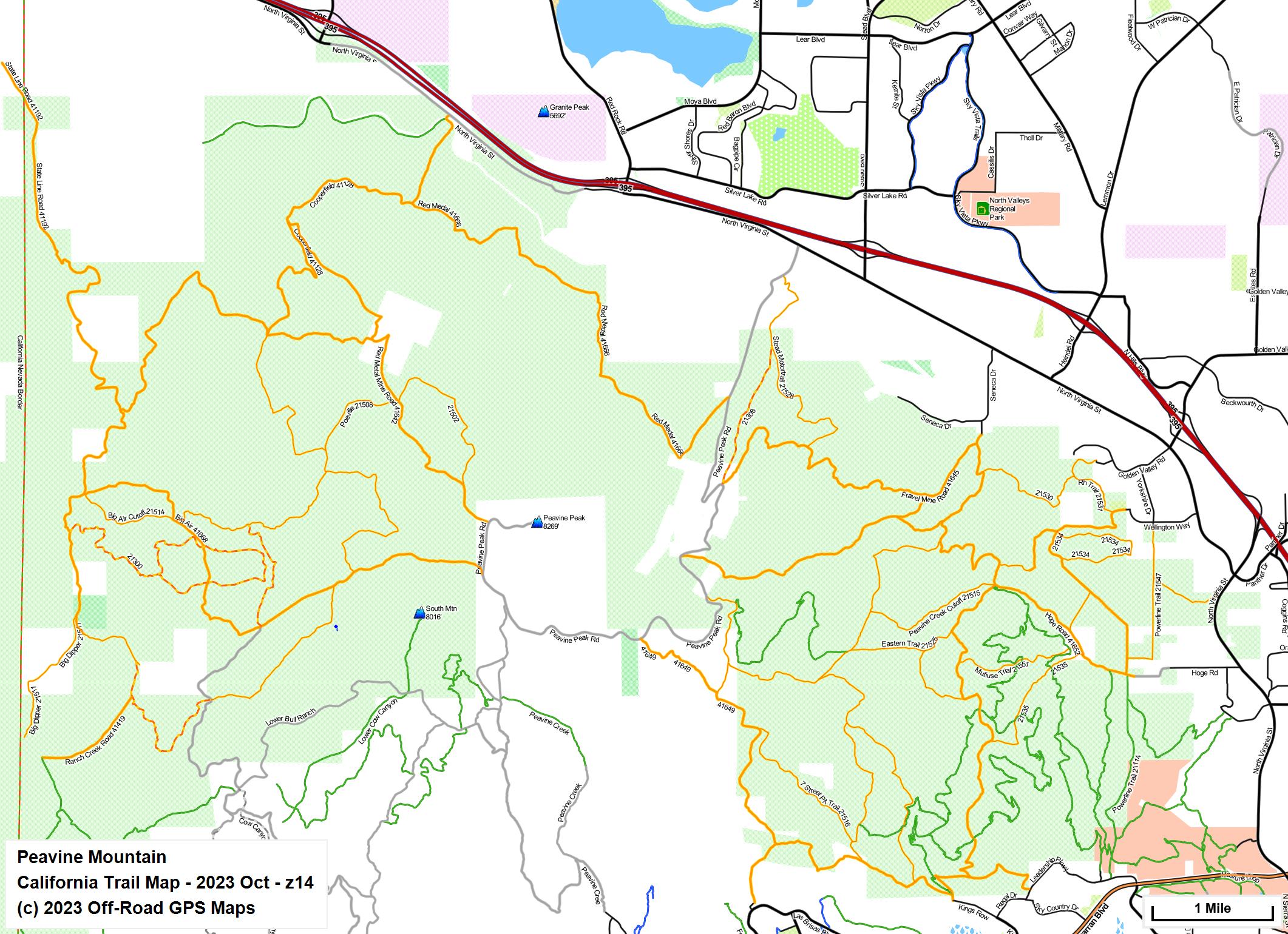 Peavine Mountain z 14