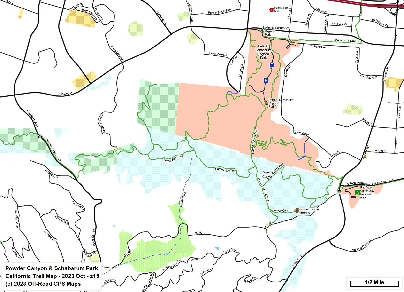 Powder Canyon & Schabarum Park z 15