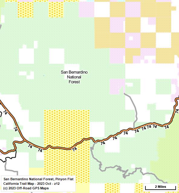 San Bernardino National Forest, Pinyon Flat z 12