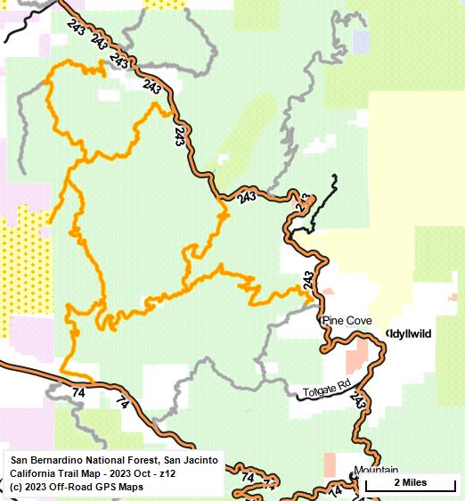 San Bernardino National Forest, San Jacinto z 12