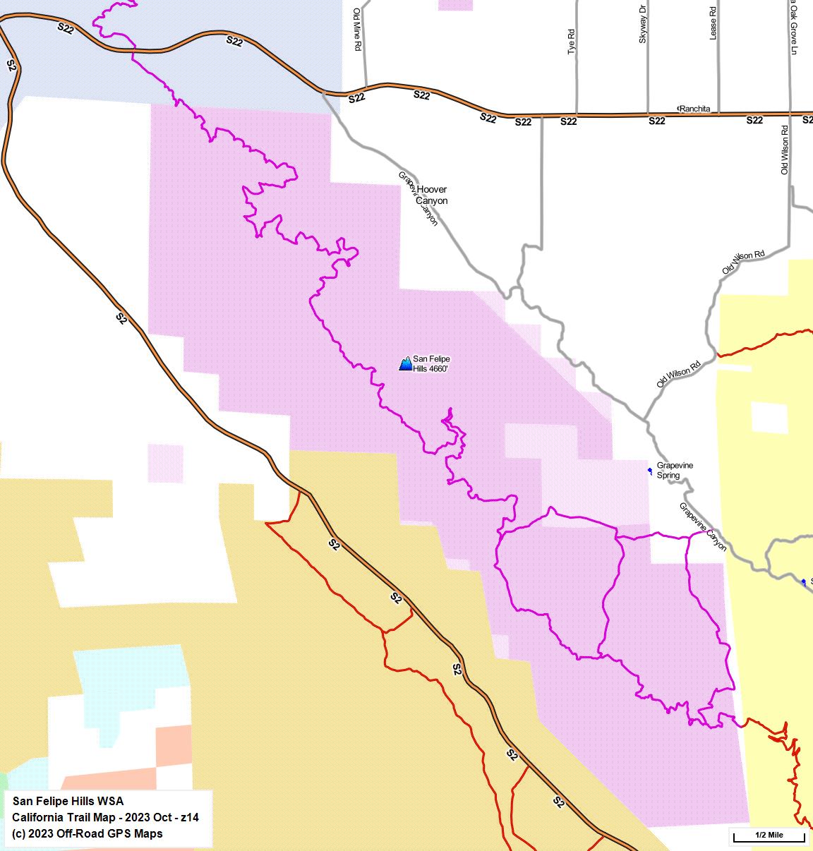 San Felipe Hills WSA z 14