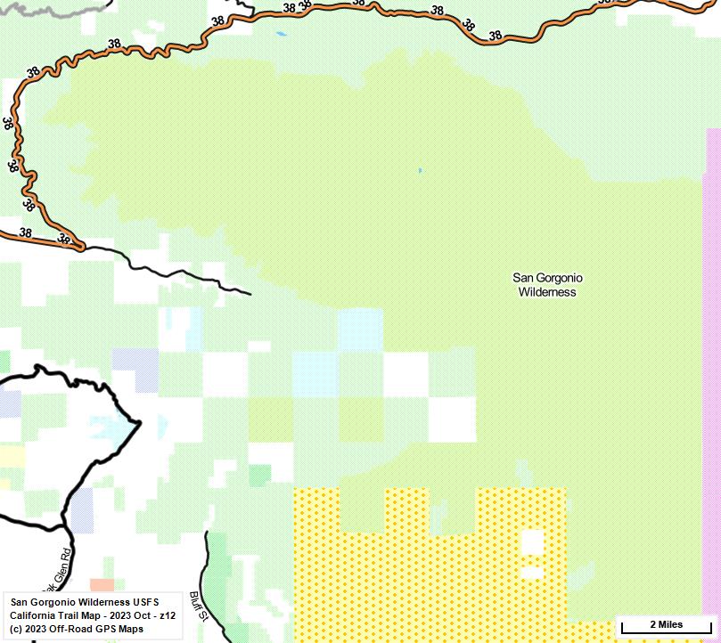 San Gorgonio Wilderness USFS z 12