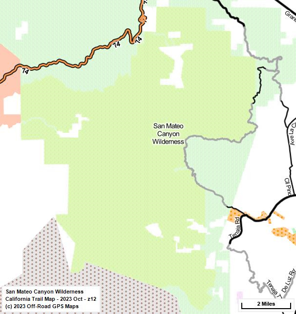 San Mateo Canyon Wilderness z 12