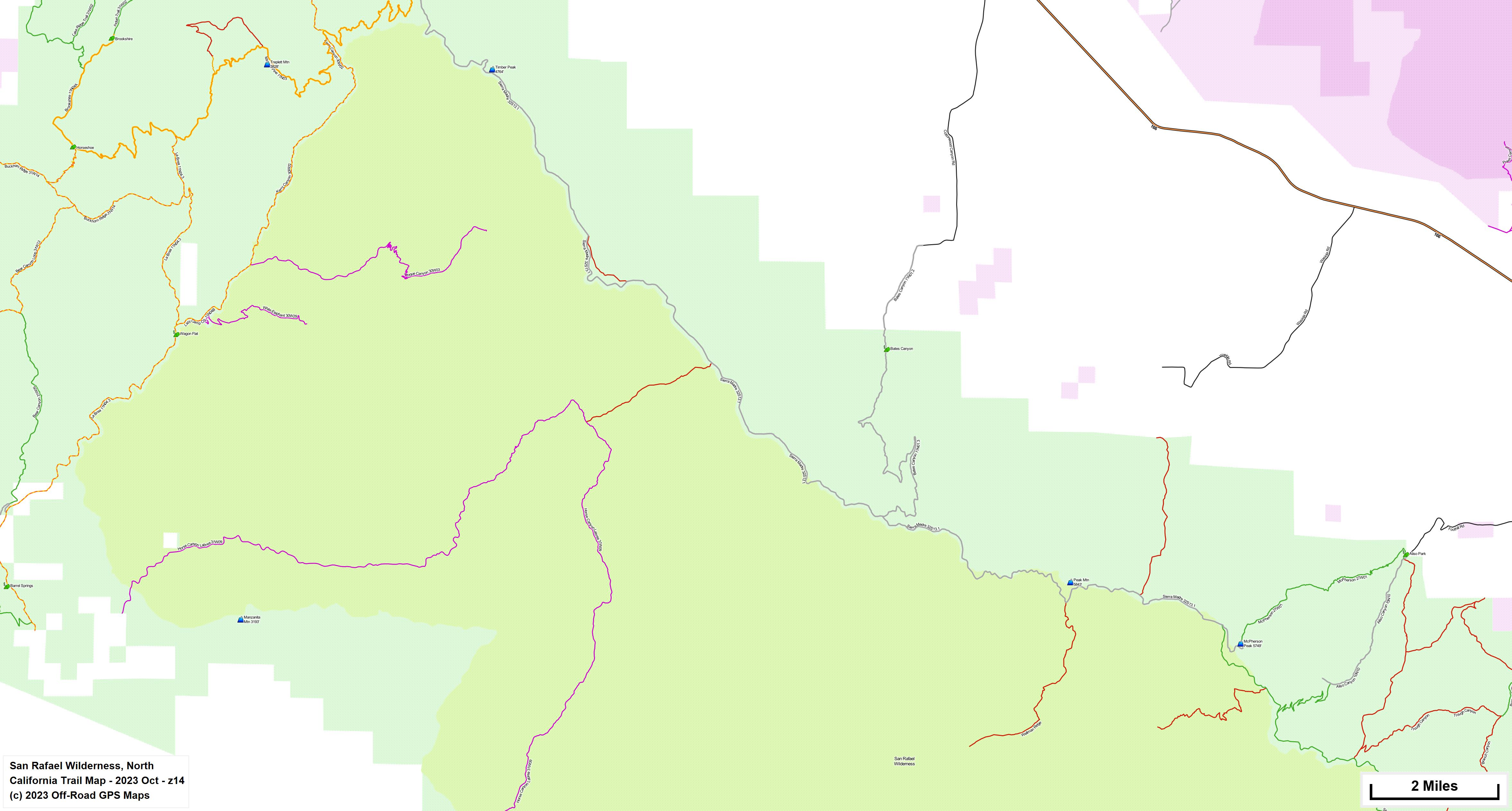 San Rafael Wilderness, North z 14