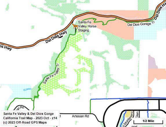 Santa Fe Valley & Del Dios Gorge z 14