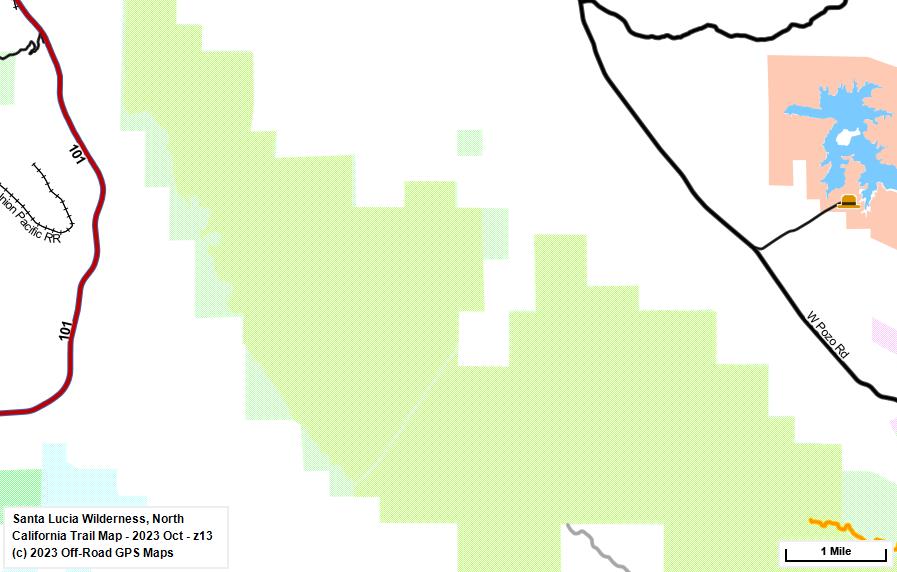 Santa Lucia Wilderness, North z 13