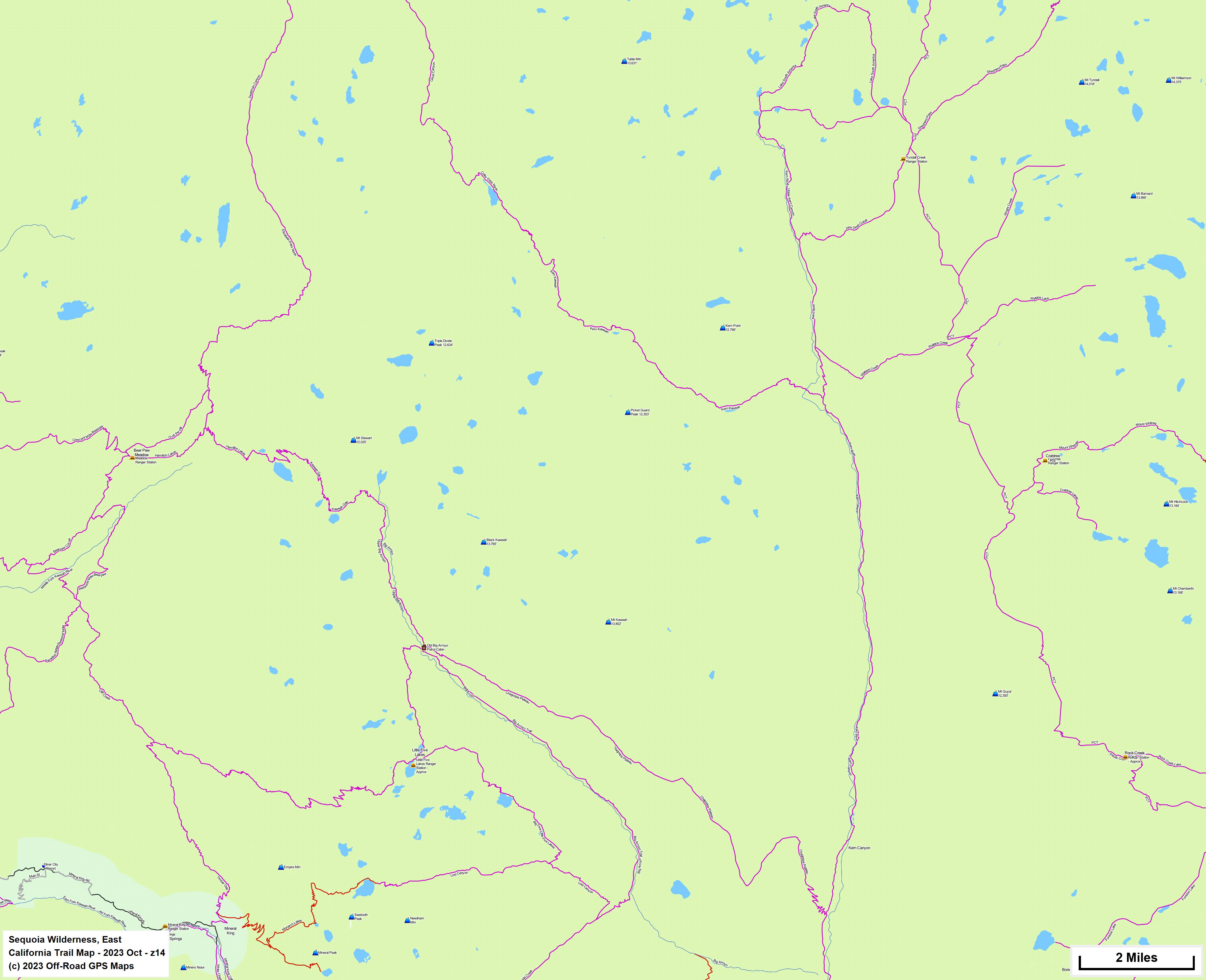 Sequoia Wilderness, East z 14