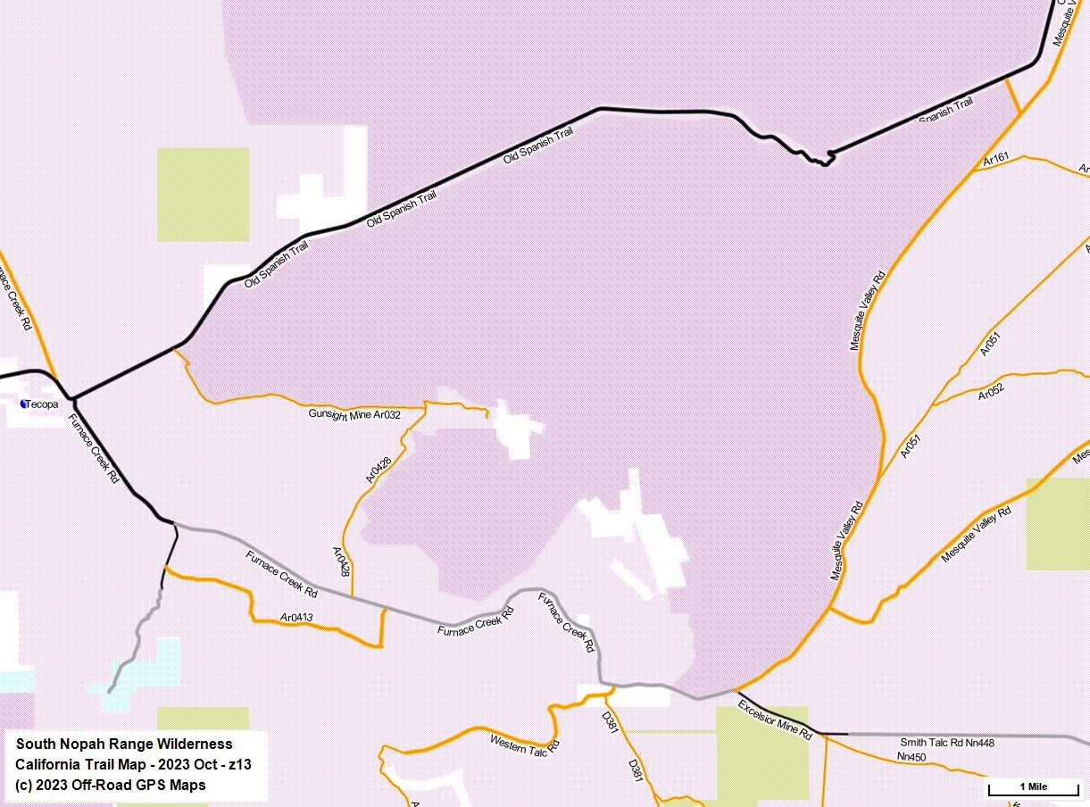 South Nopah Range Wilderness z 13