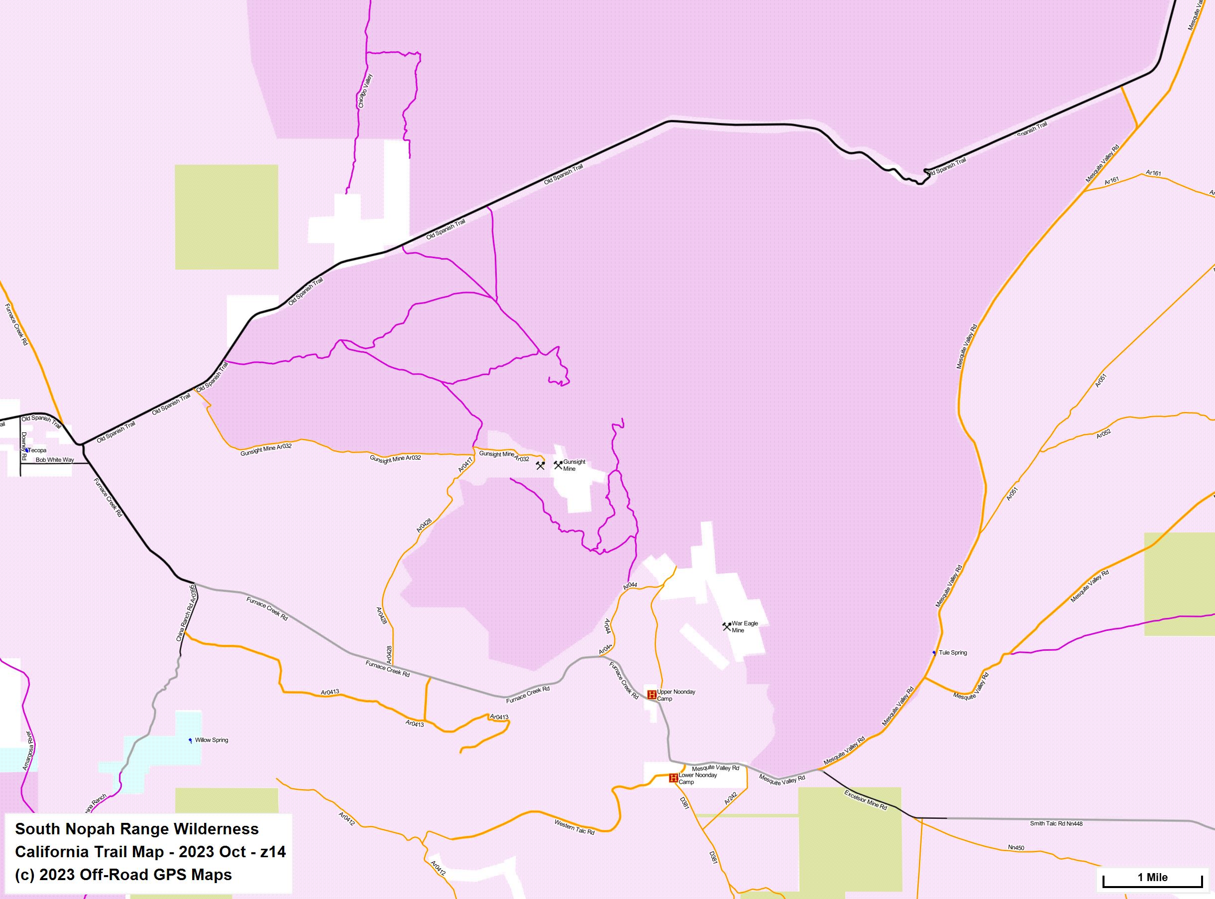 South Nopah Range Wilderness z 14