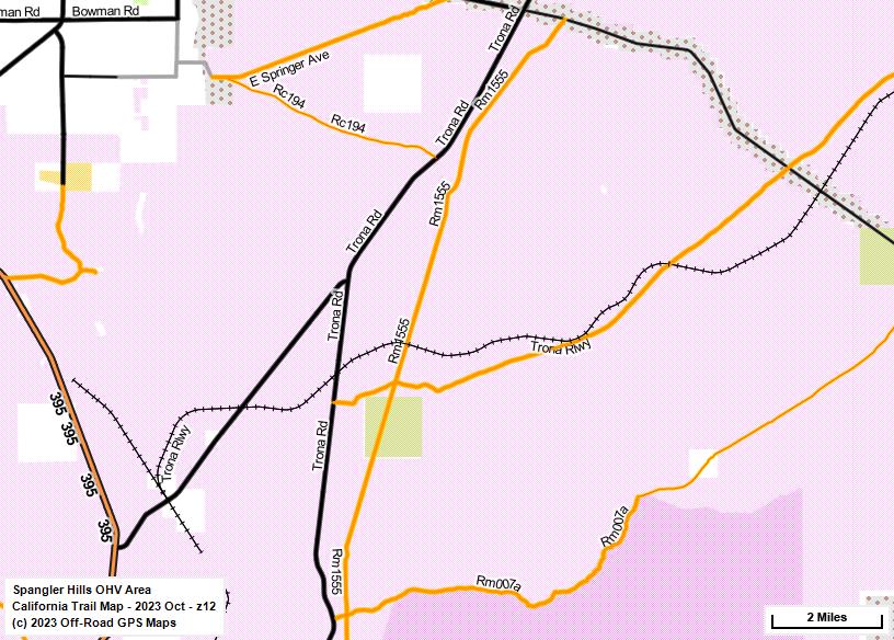 Spangler Hills OHV Area z 12