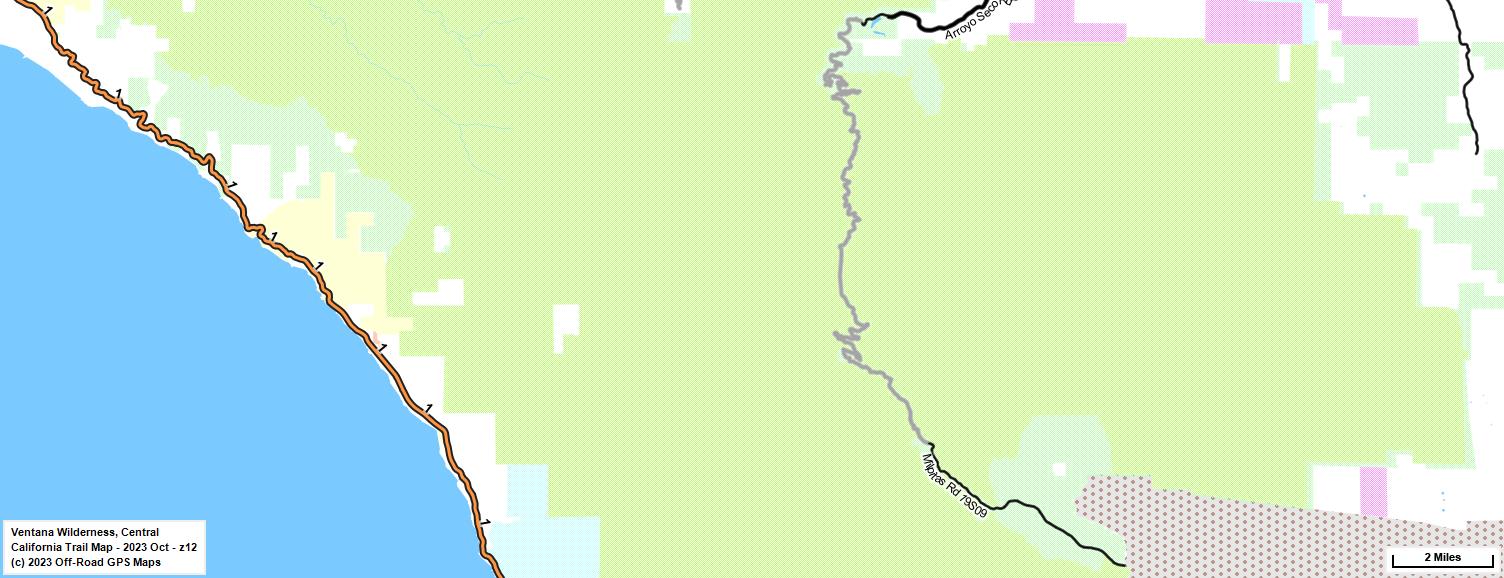 Ventana Wilderness, Central z 12