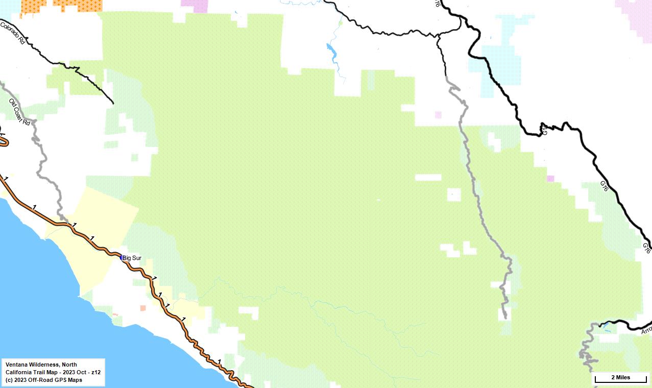 Ventana Wilderness, North z 12