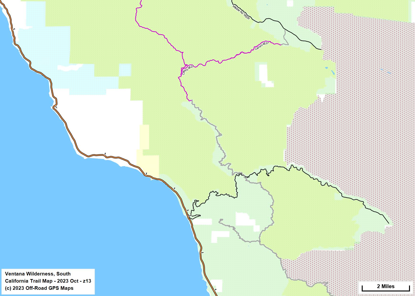Ventana Wilderness, South z 13