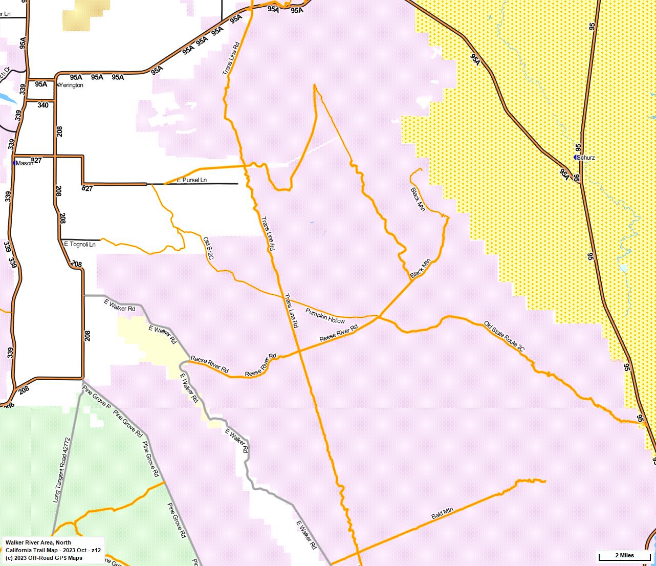 Walker River Area, North z 12