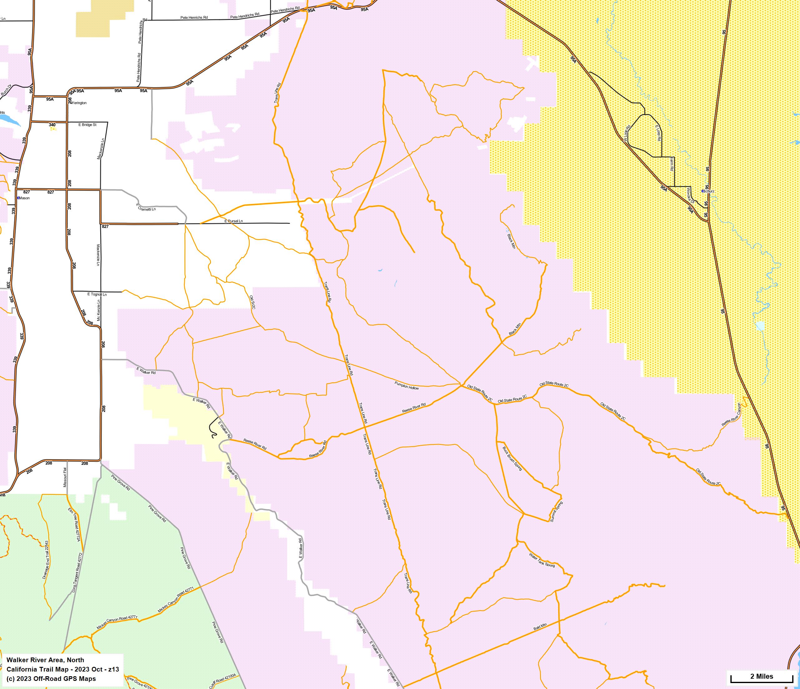 Walker River Area, North z 13