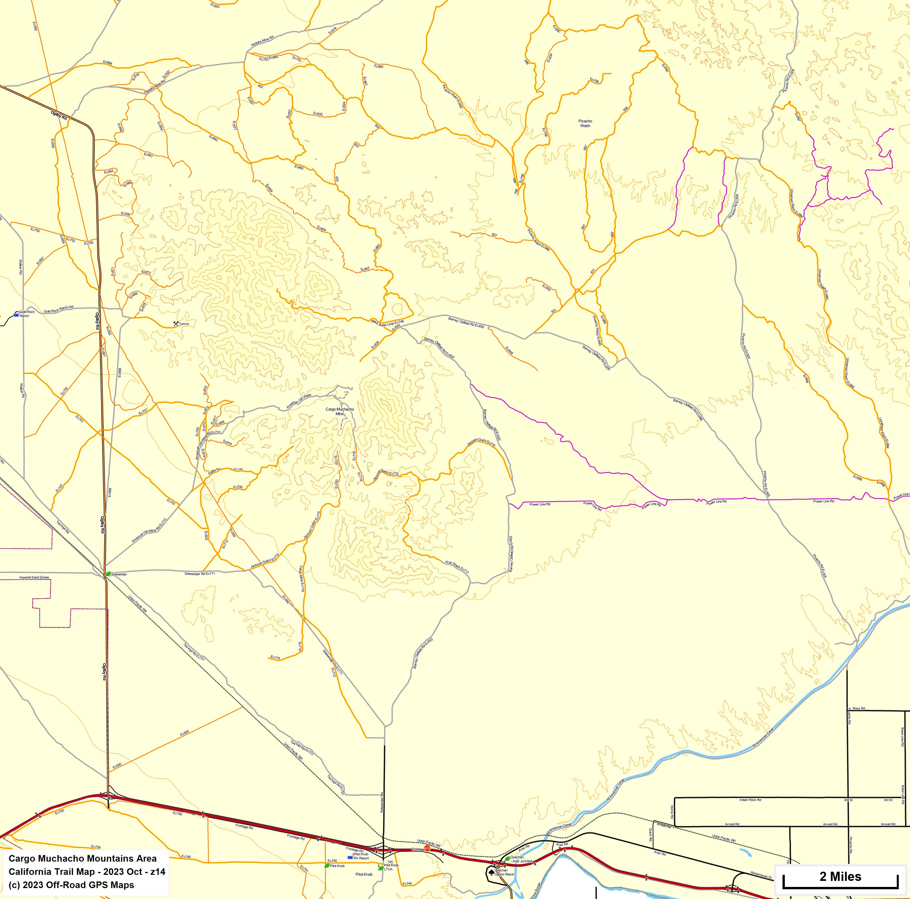 Cargo Muchacho Mountains Area z 14