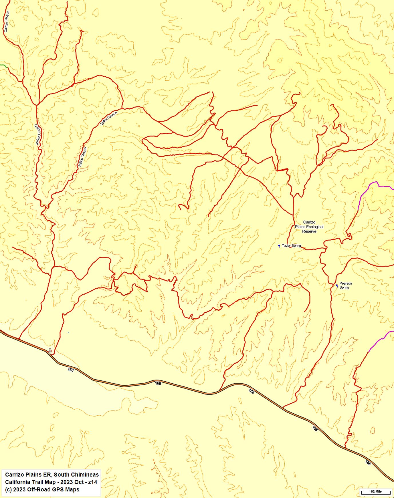 Carrizo Plains ER, South Chimineas z 14