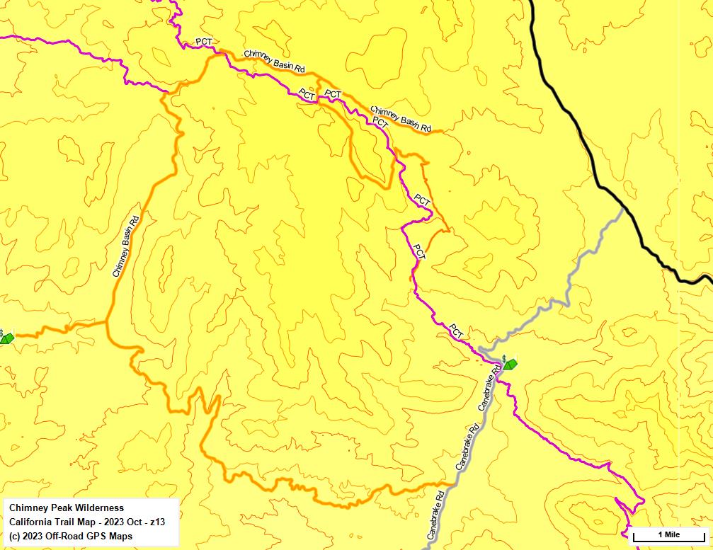 Chimney Peak Wilderness z 13
