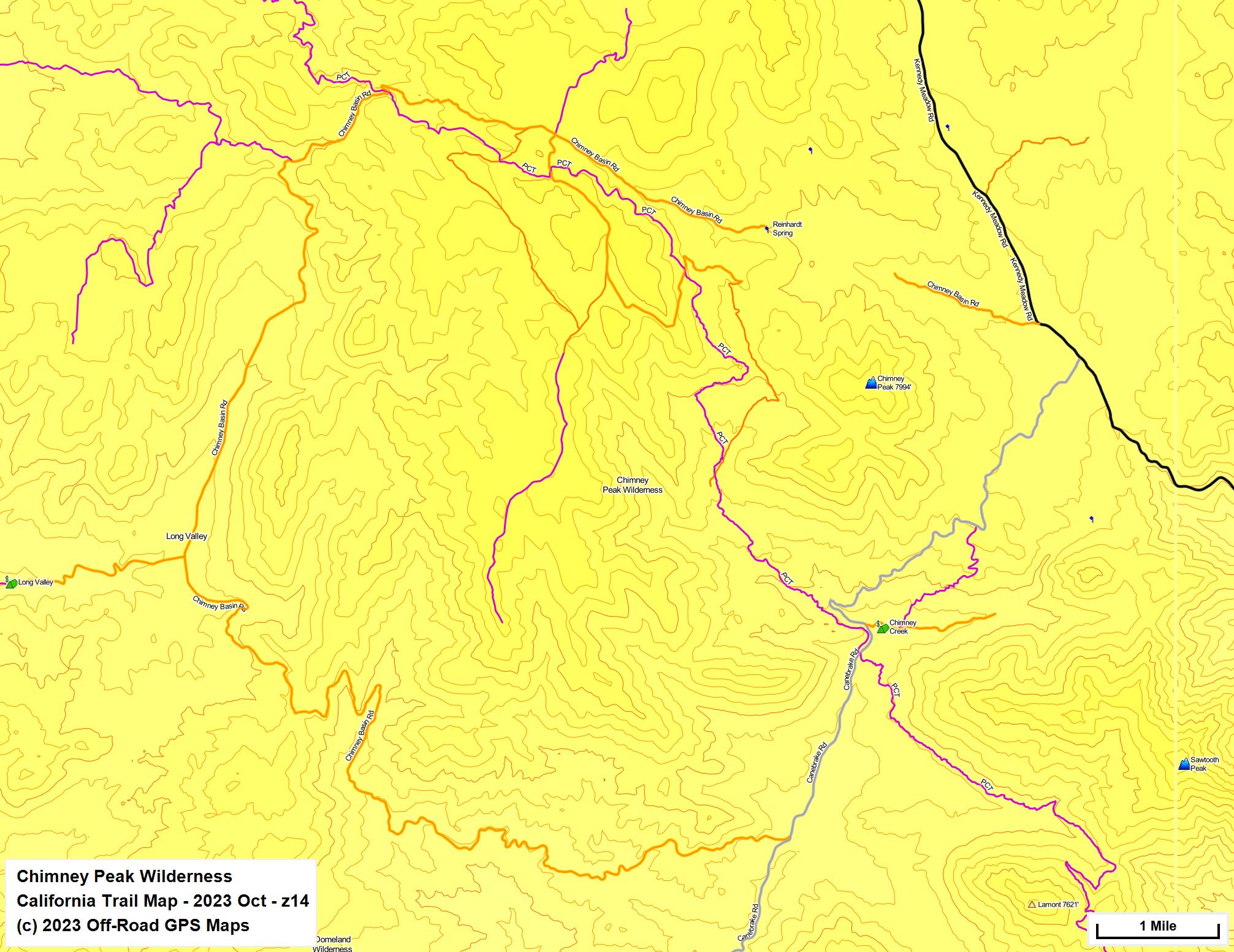 Chimney Peak Wilderness z 14