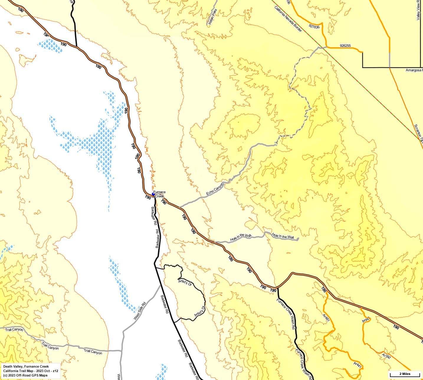 Death Valley, Furnance Creek z 12