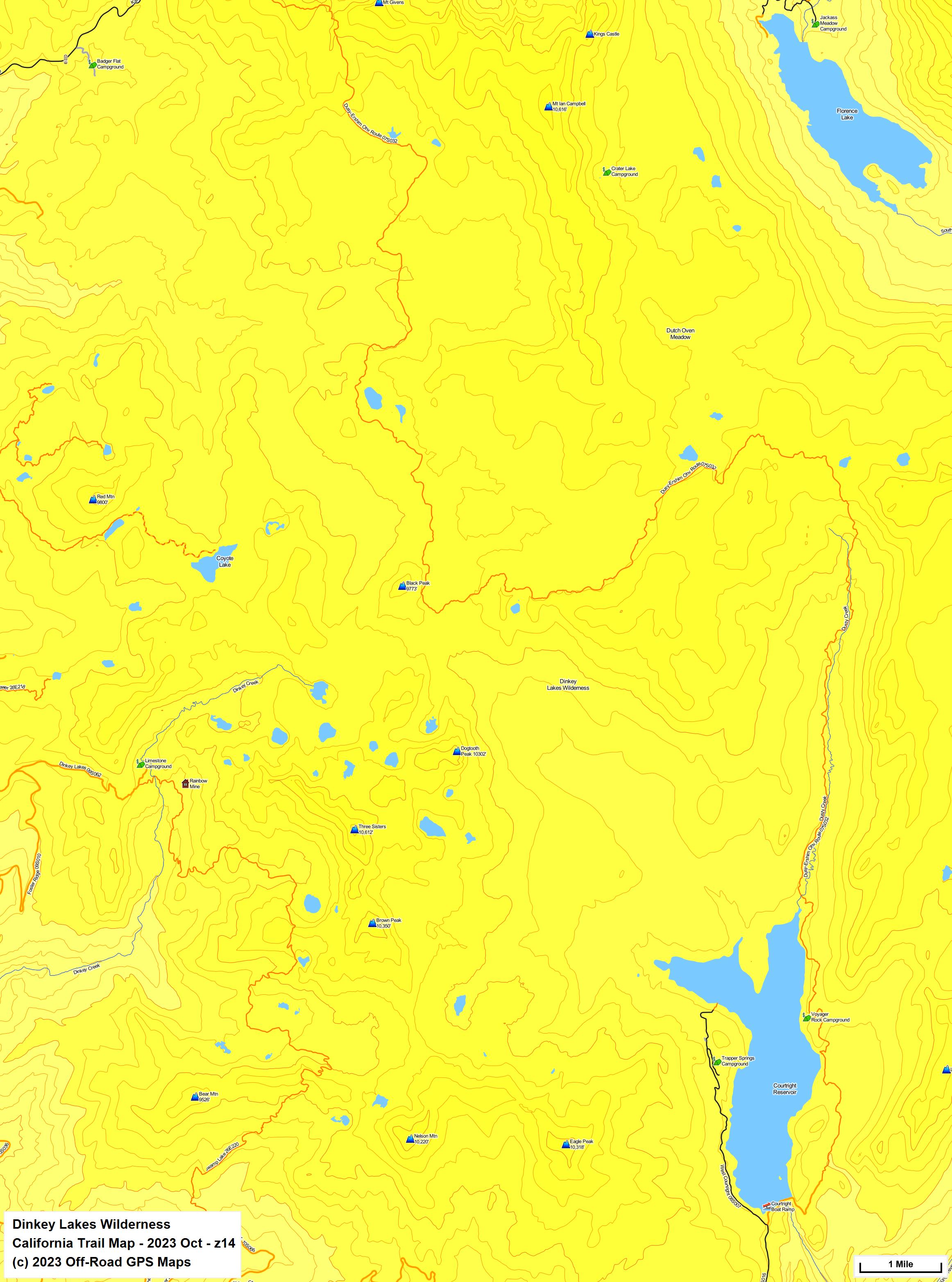 Dinkey Lakes Wilderness z 14