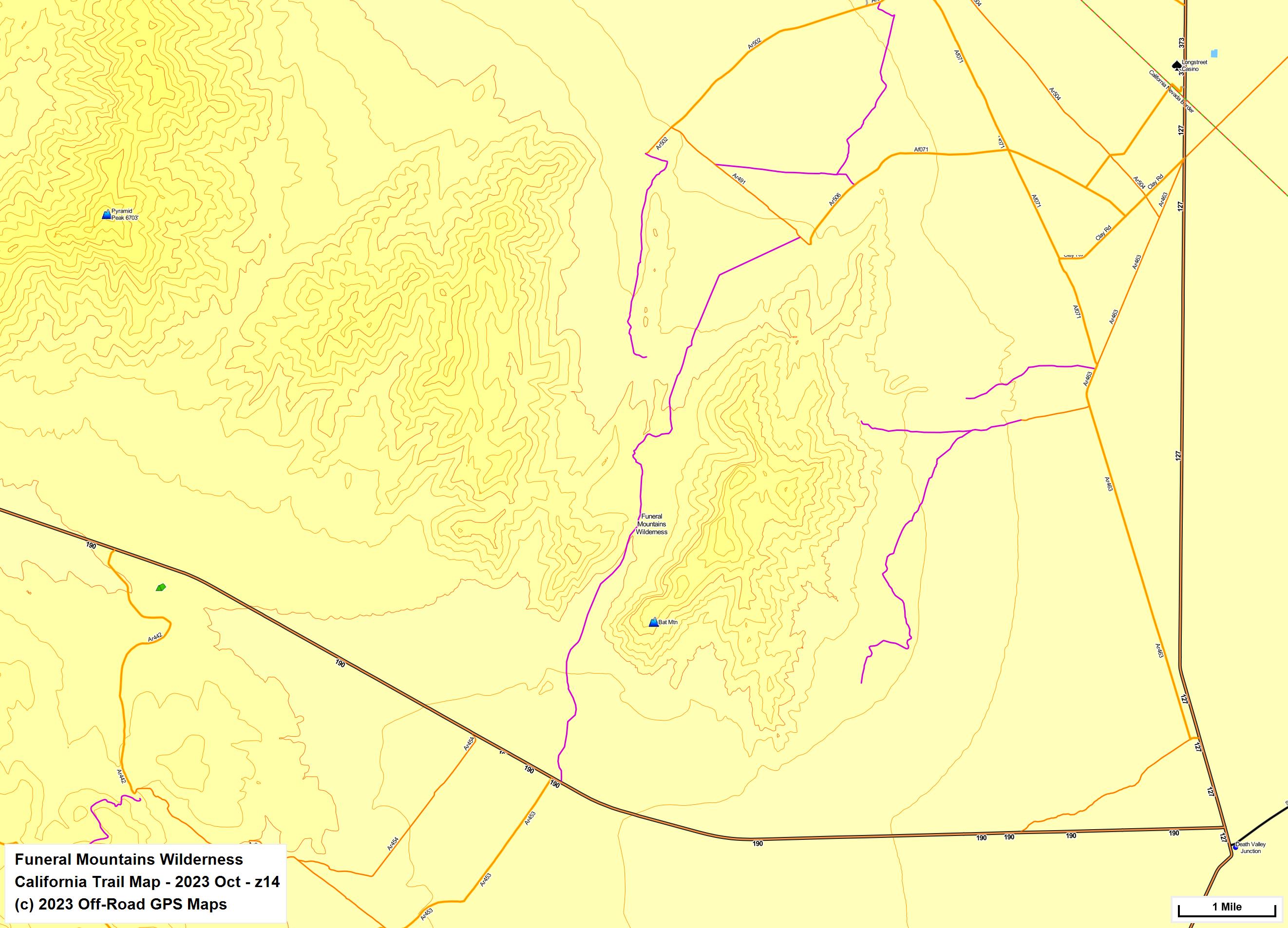 Funeral Mountains Wilderness z 14