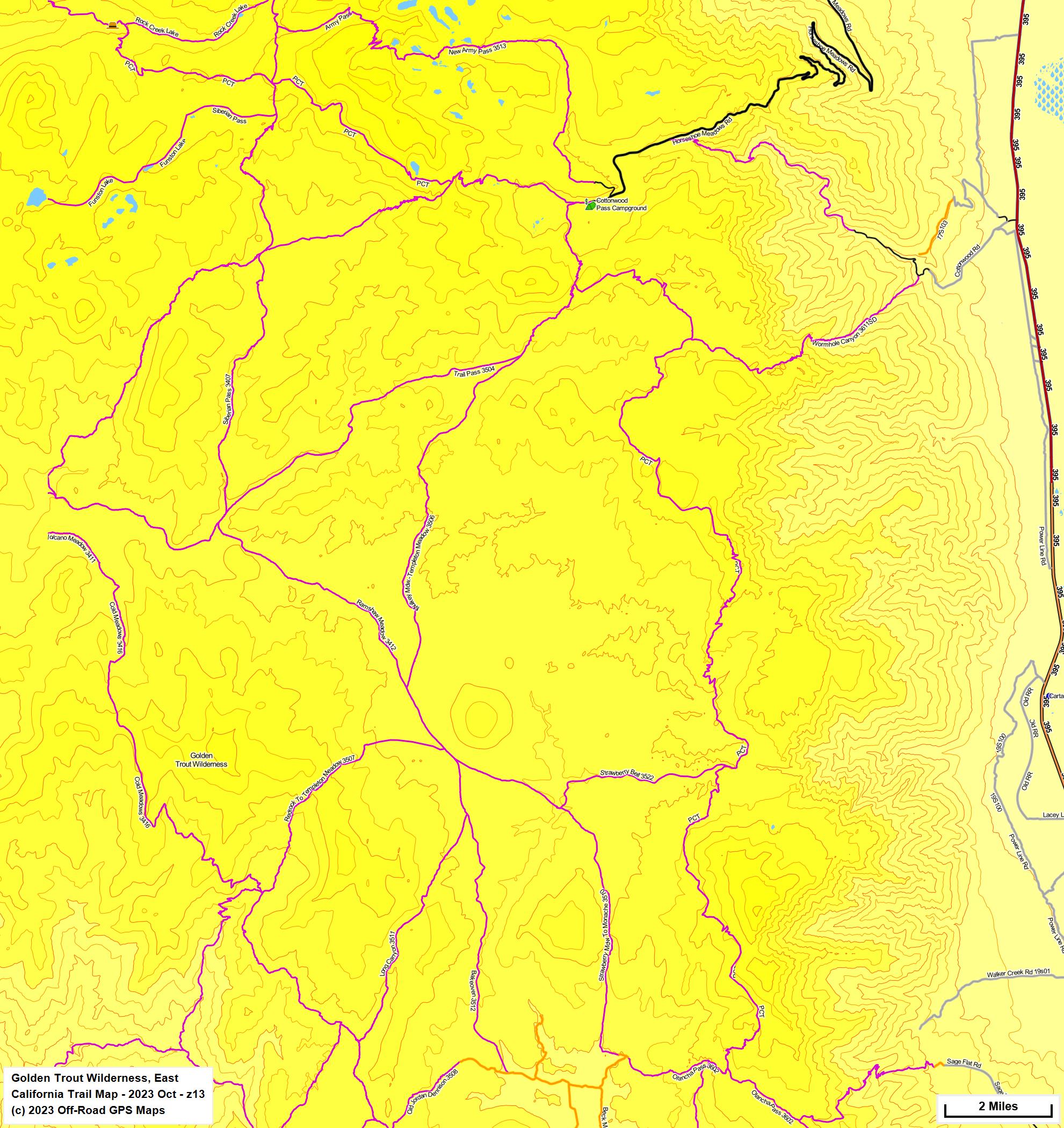 Golden Trout Wilderness, East z 13